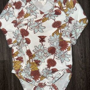 Kate Quinn Floral Button Up Onesie